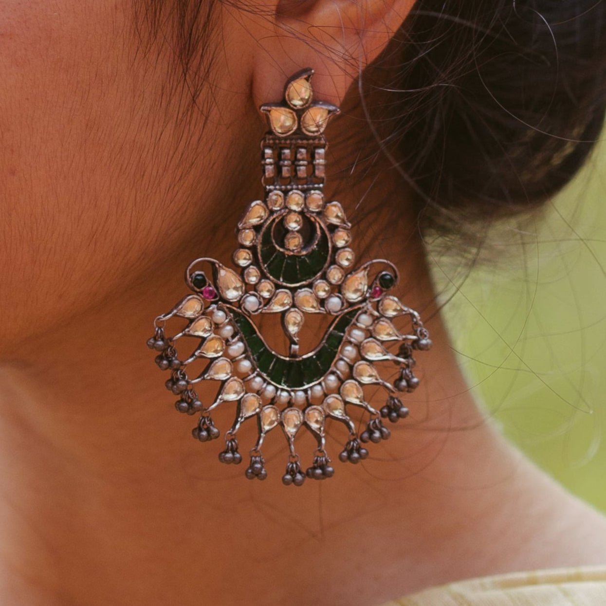 YASWINI OXIDISED EARINGS-ER1953