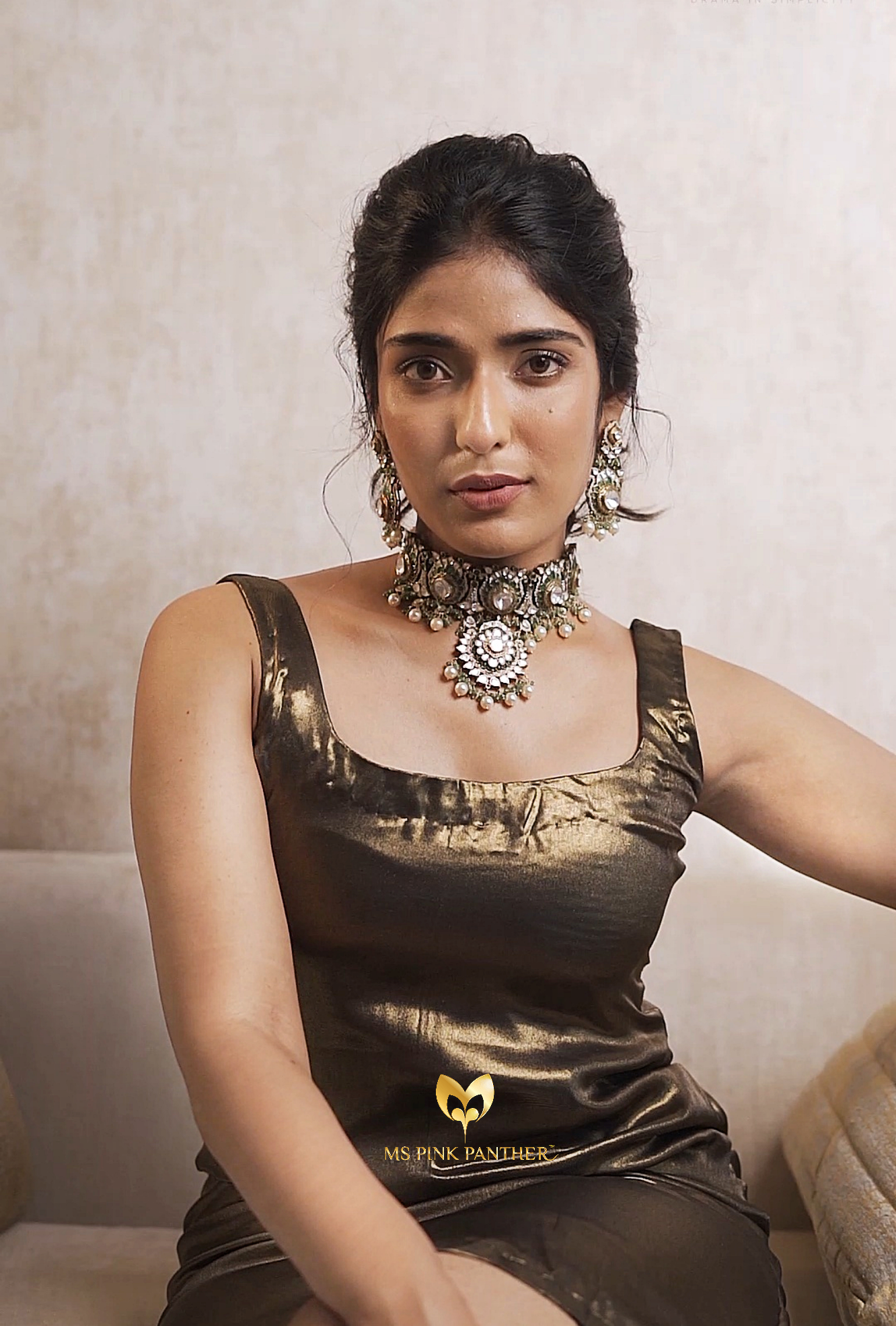 GREEN MEHENDI LOOK CHOKER