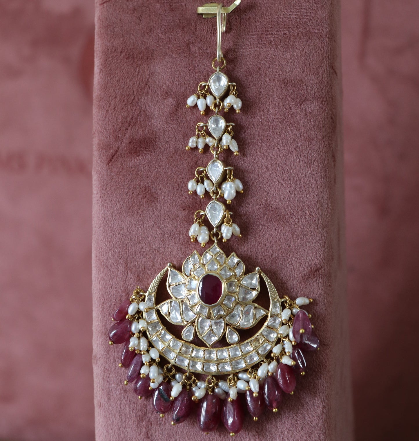 Polki ruby tikka