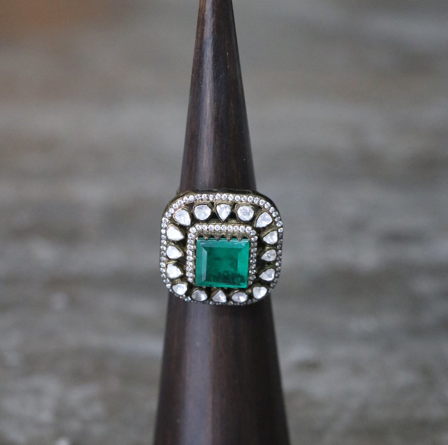 VICTORIAN POLKI RING