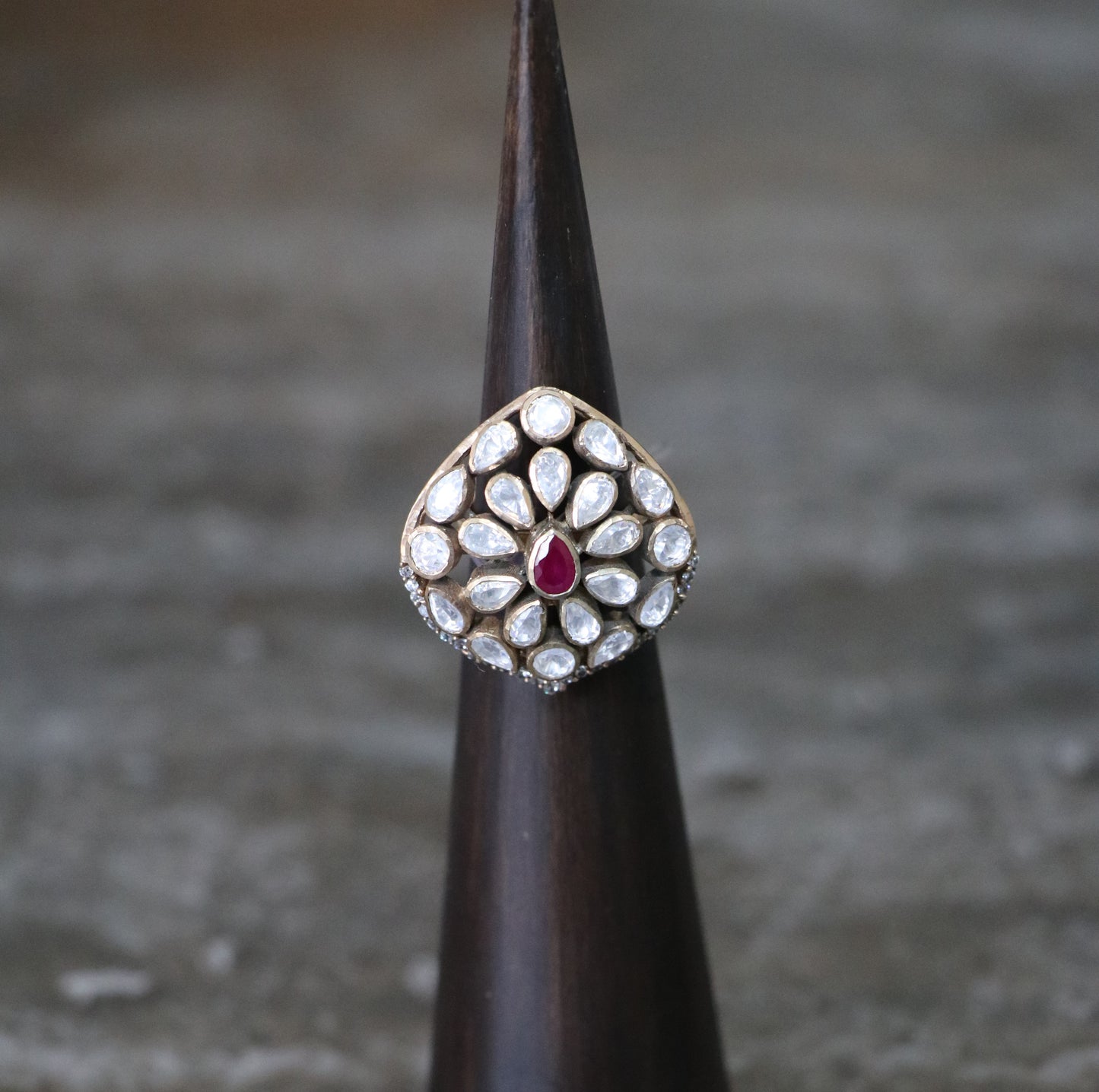 RUBY COCKTAIL RING
