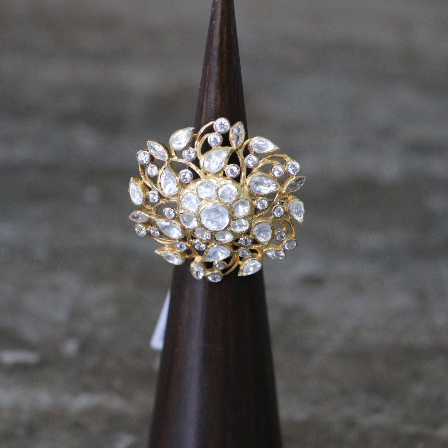 COCKTAIL POLKI RING-RNG1090