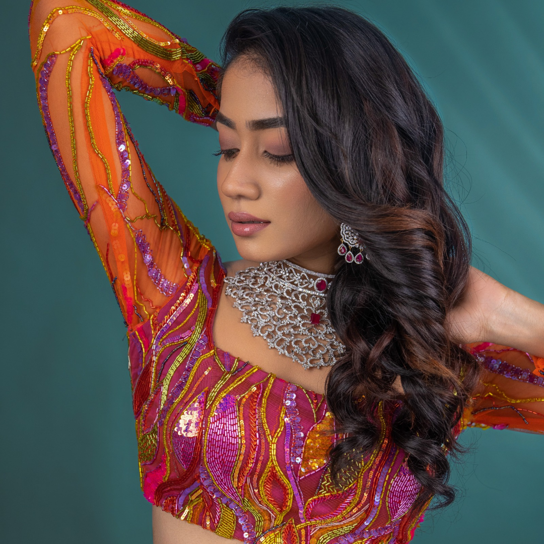 HEAVY BRIDAL CHOKER-NEK1971