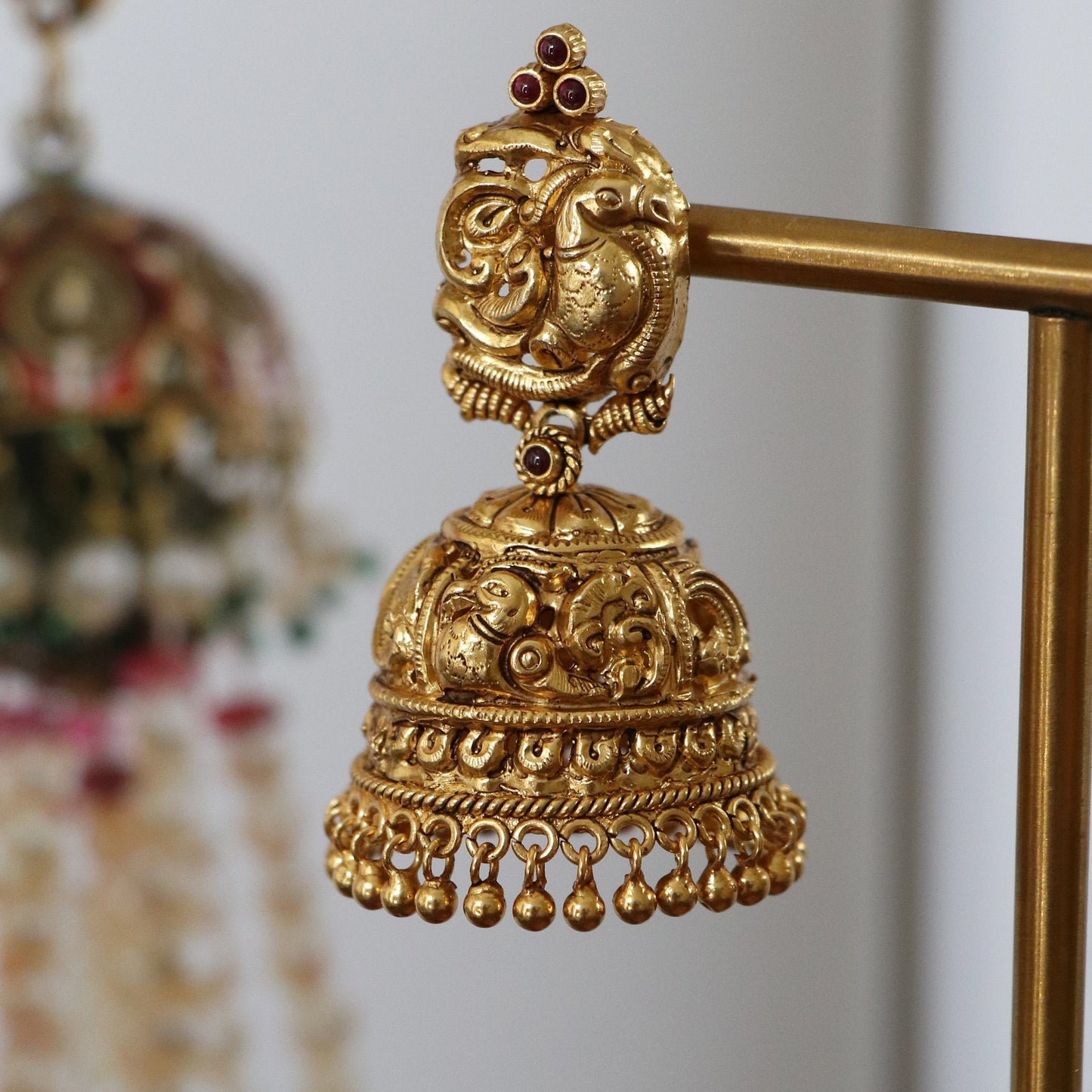 MADAVI PEACOCK JHUMKI-JH1143