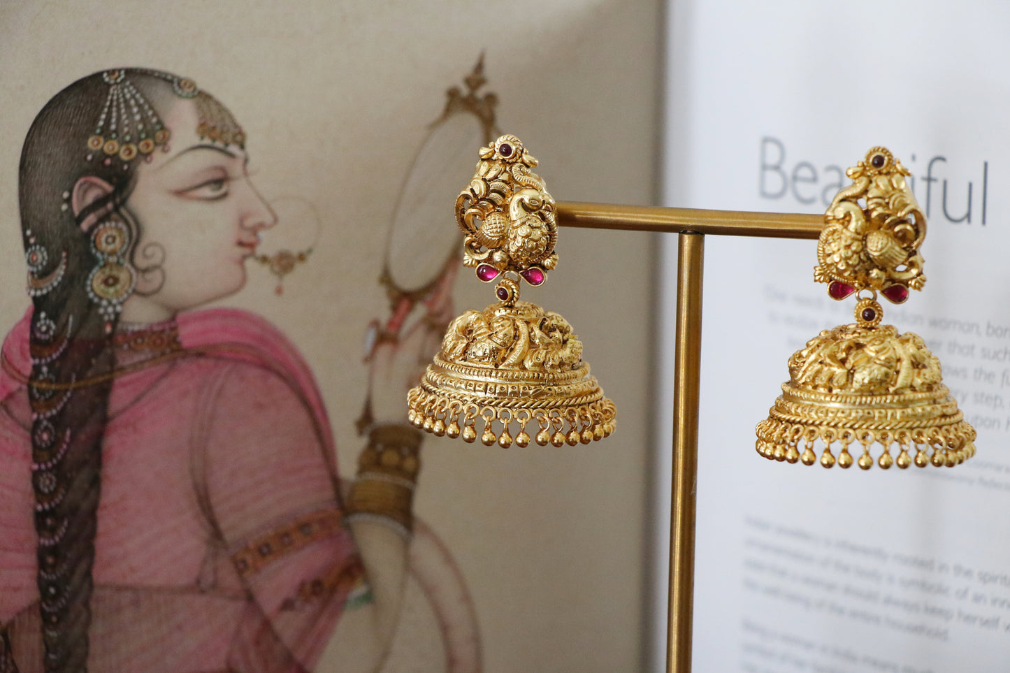 BHAUNI PEACOCK JHUMKI