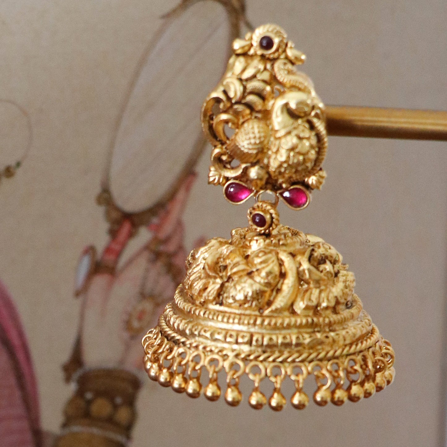 BHAUNI PEACOCK JHUMKI-JH1155