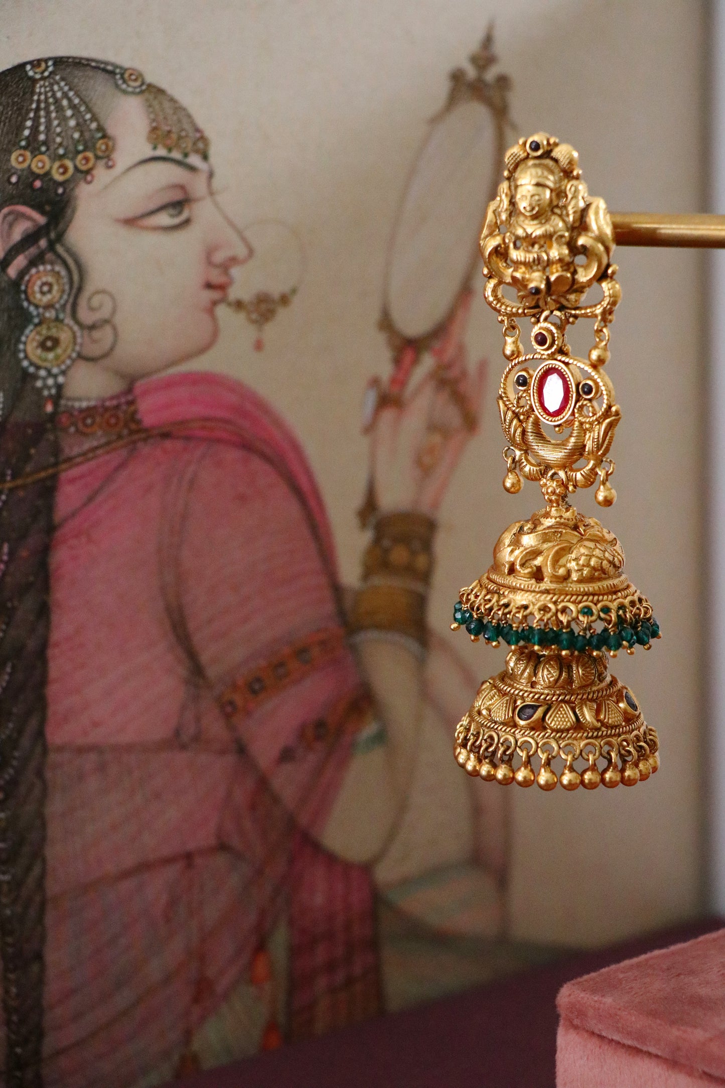 BINDIYA DOUBLE LAYER LAKSHMI JHUMKI
