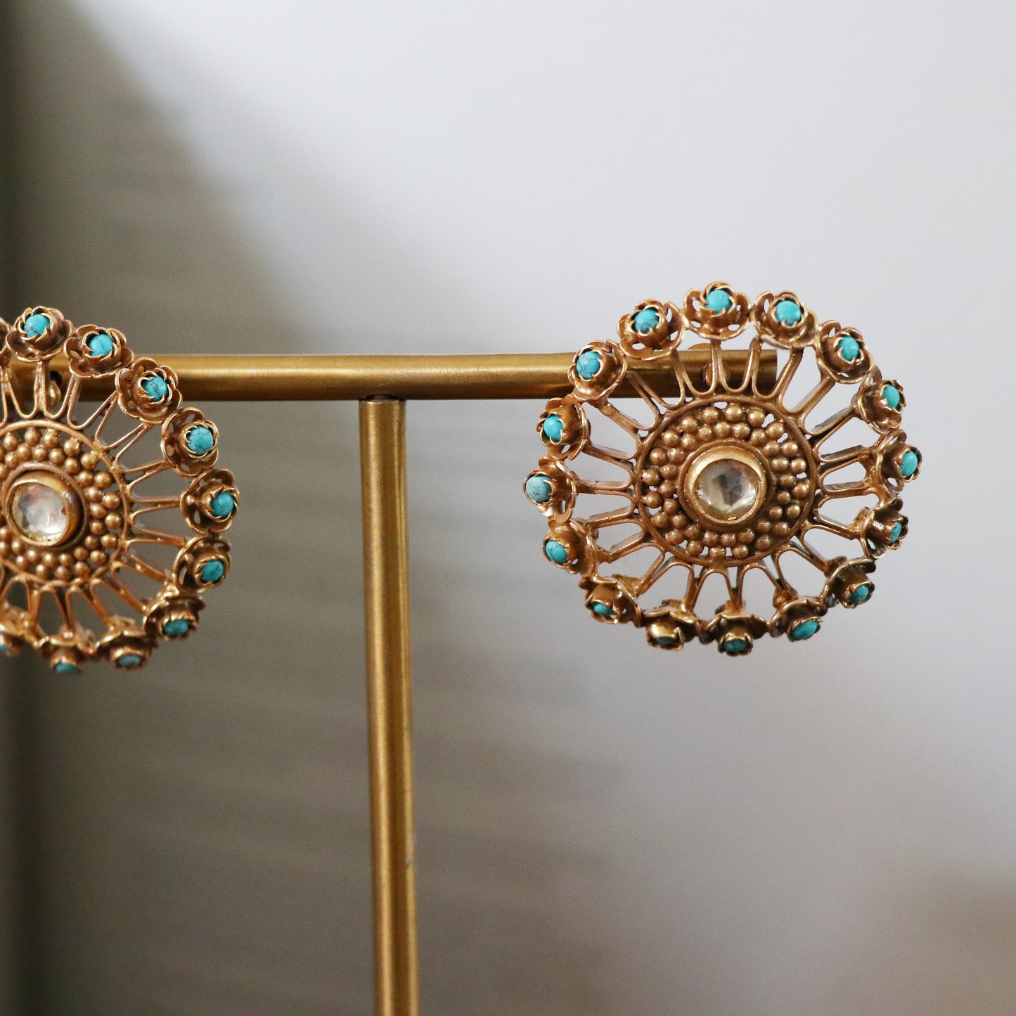 BARIKA TURQUOISE STUDS-ER1374