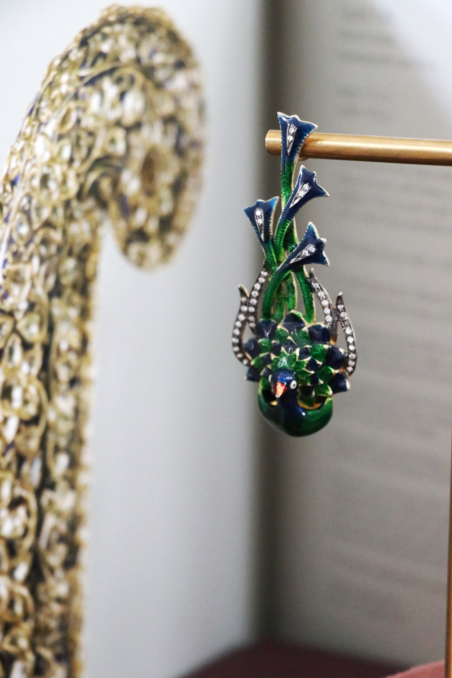 AARITRA PEACOCK EARINGS