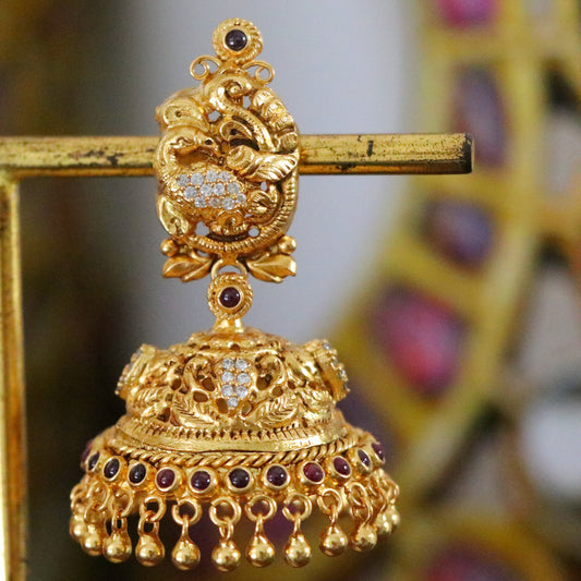 DURGA PEACOCK JHUMKI-JH1154