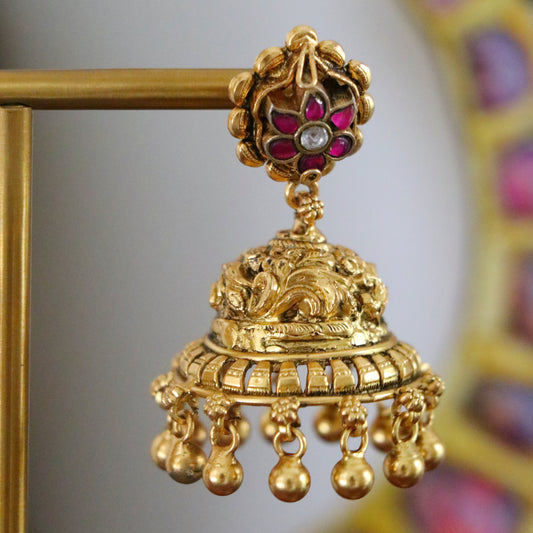 CHANDANA KUNDAN JHUMKI.JH1015