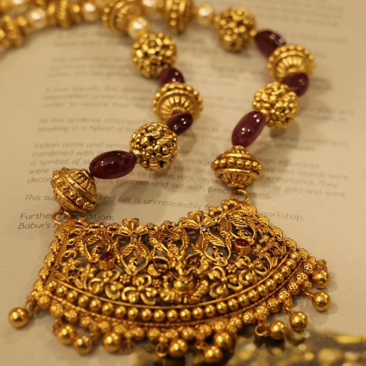 BALL THREAD NECKLACE-NEK1551