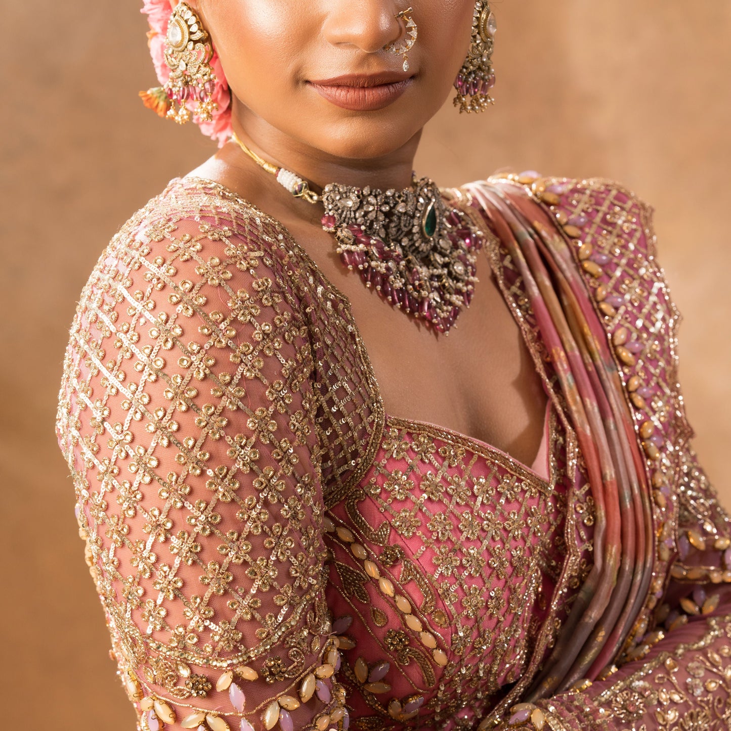 DHANYA CHOKER AND EARINGS-NEK2211, ER2196