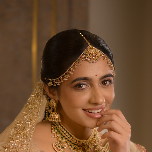 MATHAPATTI WITH PEARL HANGINGS-MT1096