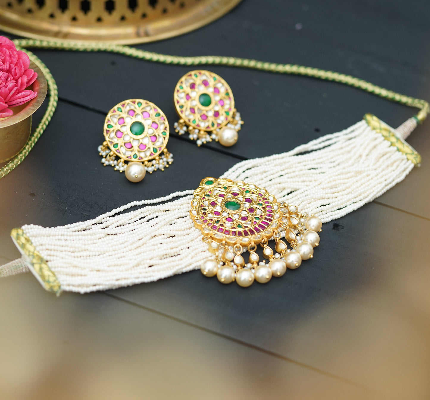 KIRAN  CHOKER SET-NEK1859