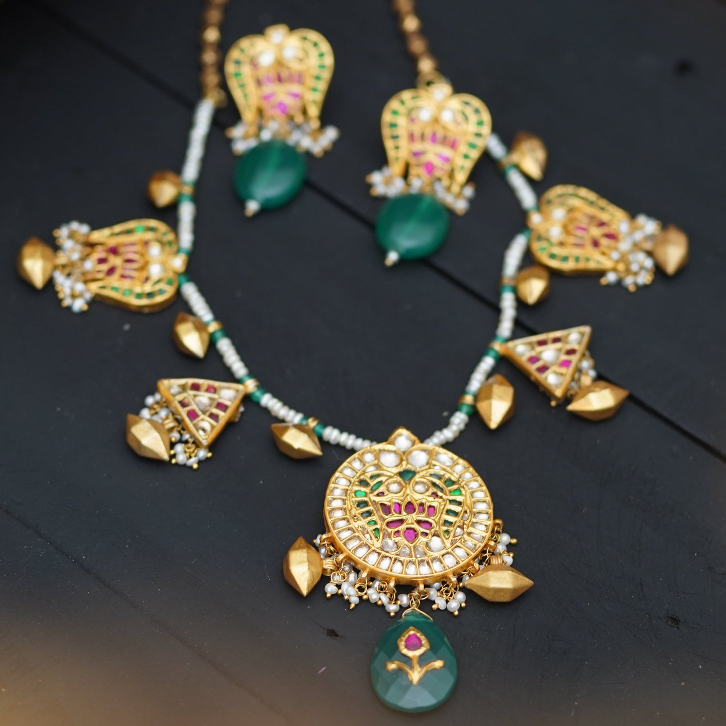 AARUNYA FUSION PEARL NECKLACE-NEK1477