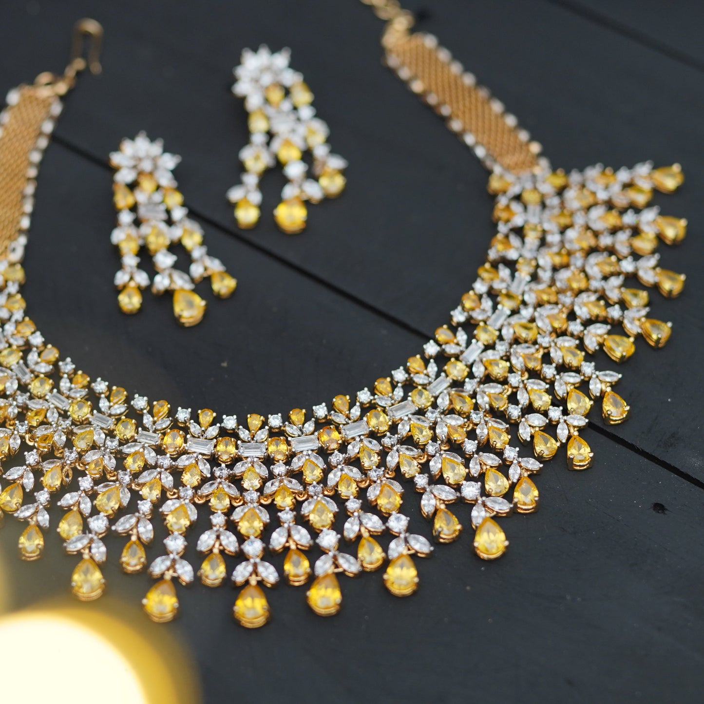 AAHANA BRIDAL RECEPTION SET-NEK1368