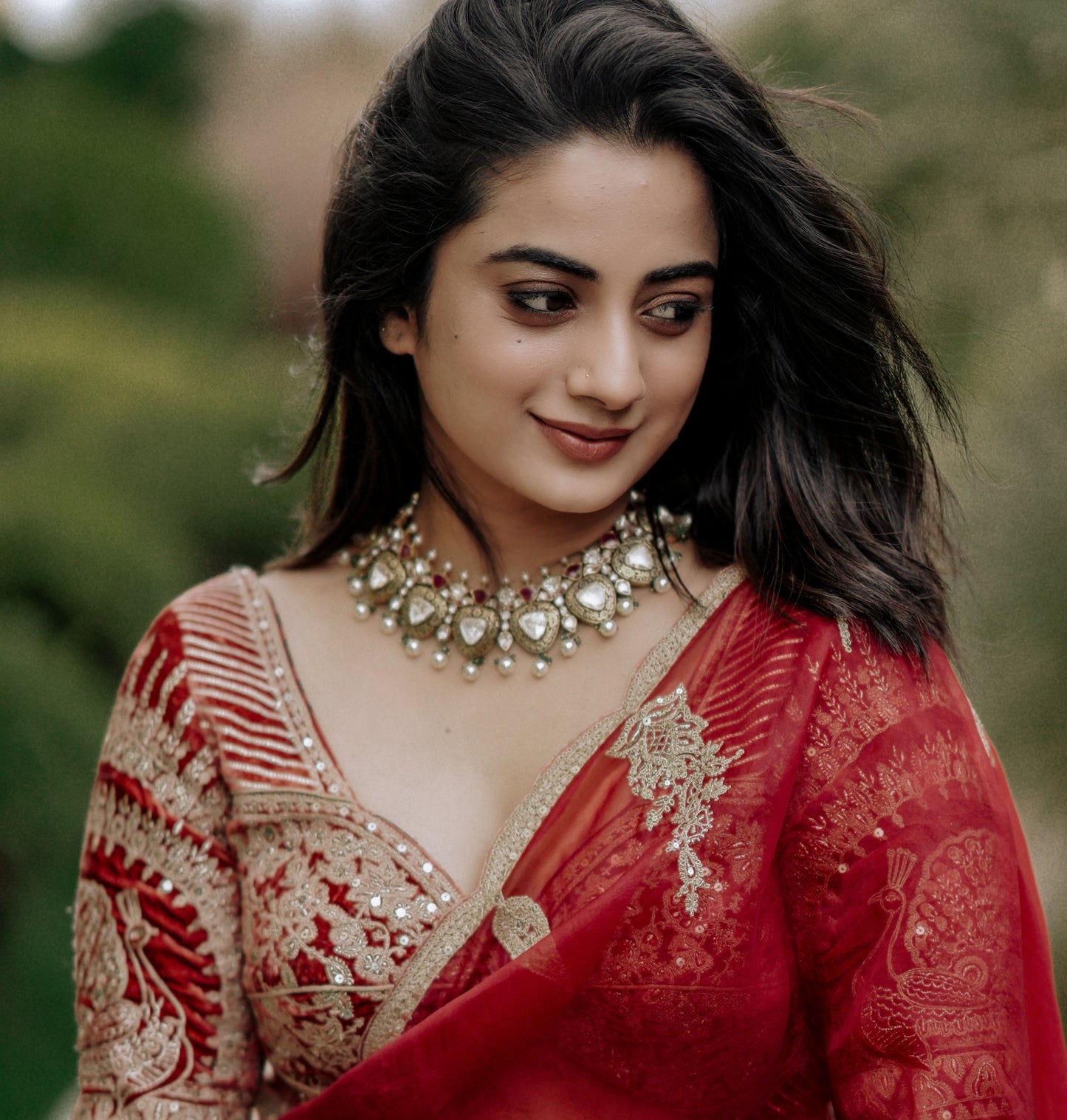 ANUTOSH POLKI LOOK NECKLACE