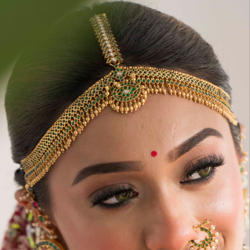 BRIDAL MAATHAPATI GREEN-MT1061