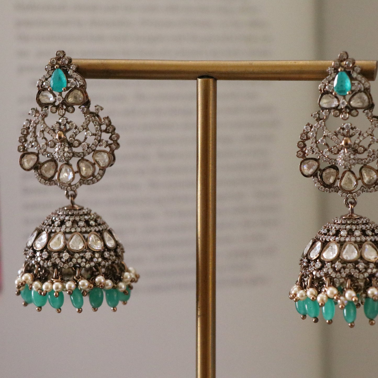 NISIRA VICTORIAN JHUMKI -JH1488
