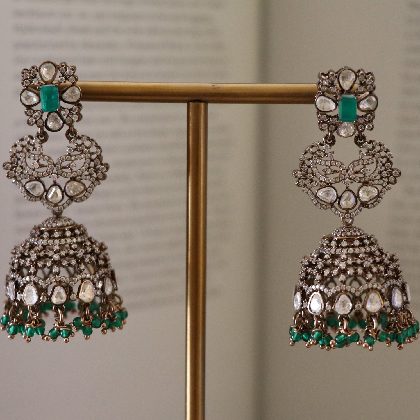 MAUNIKA VICTORIAN JHUMKIS -JH1486