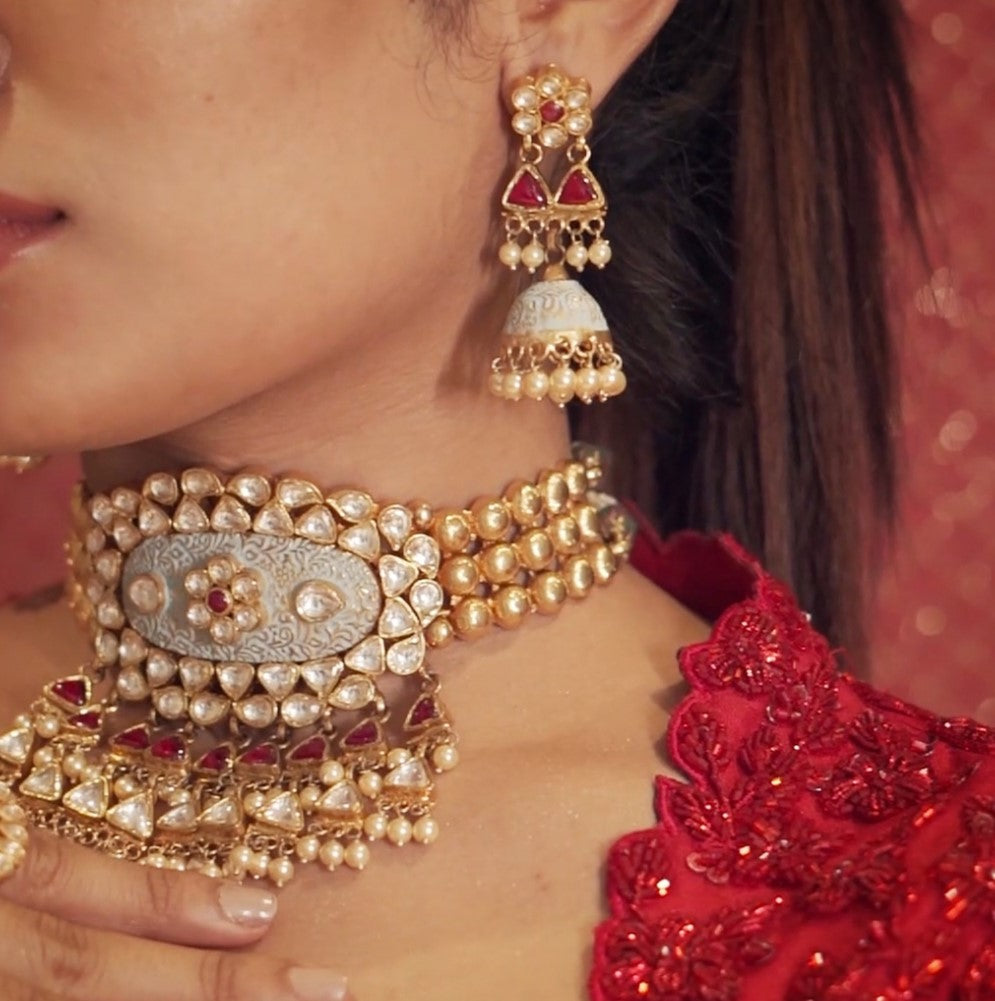 SUNITA CHOKER SET-NS1089,JH1417