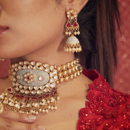 SUNITA CHOKER SET-NS1089,JH1417