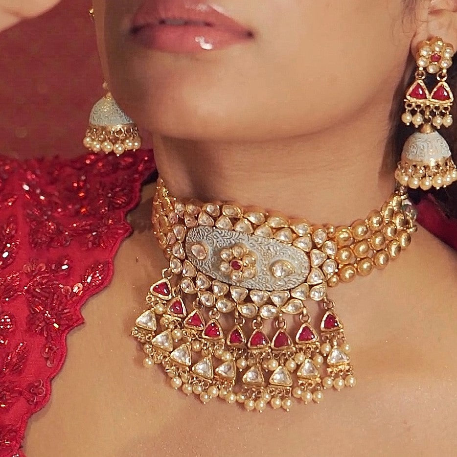 SUNITA CHOKER SET-NS1089,JH1417