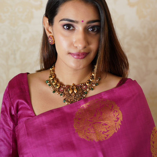 BHAIRAVI TRADITIONAL NECKLACE-SNEK1033