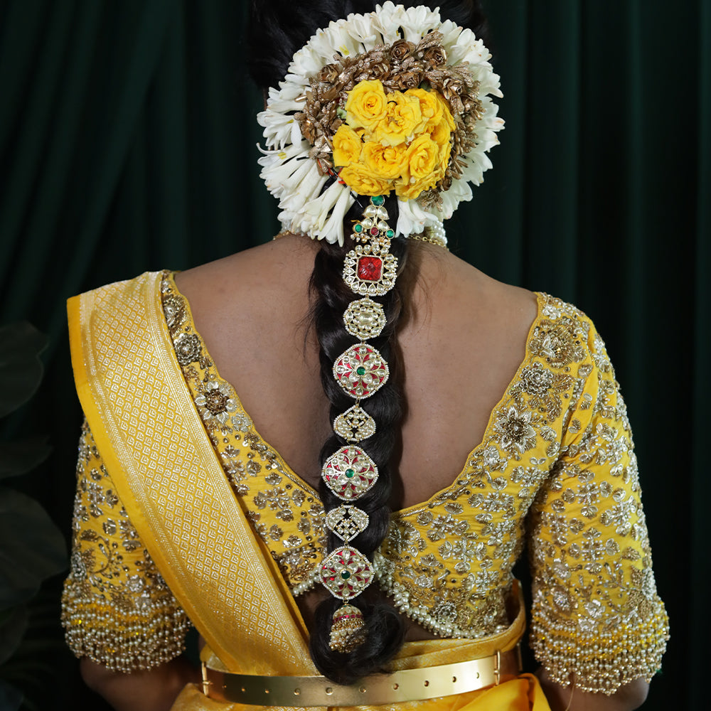 kundan look hair accessory