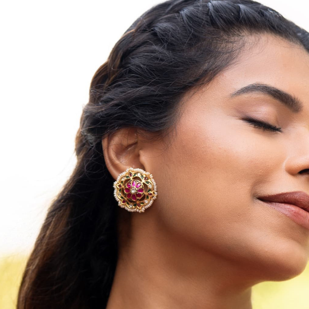AMAYA FLOWER STUDS -ER1392.