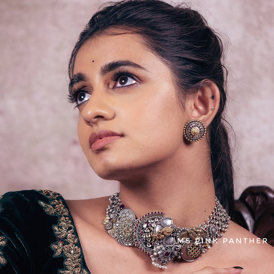 FUSION LOOK PARTY WEAR NECKLACE-NEK1299