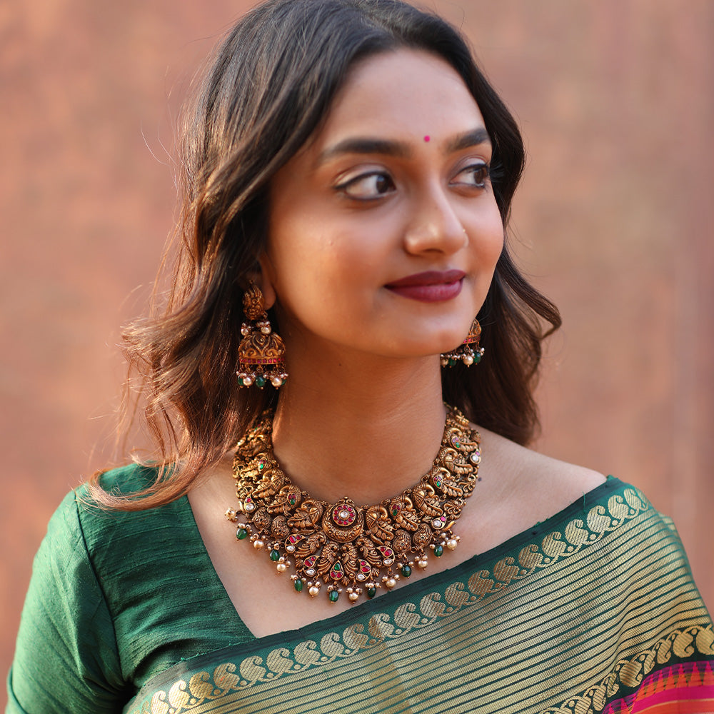 DEEP NAGAS ANTIQUE SHORT NECKLACE