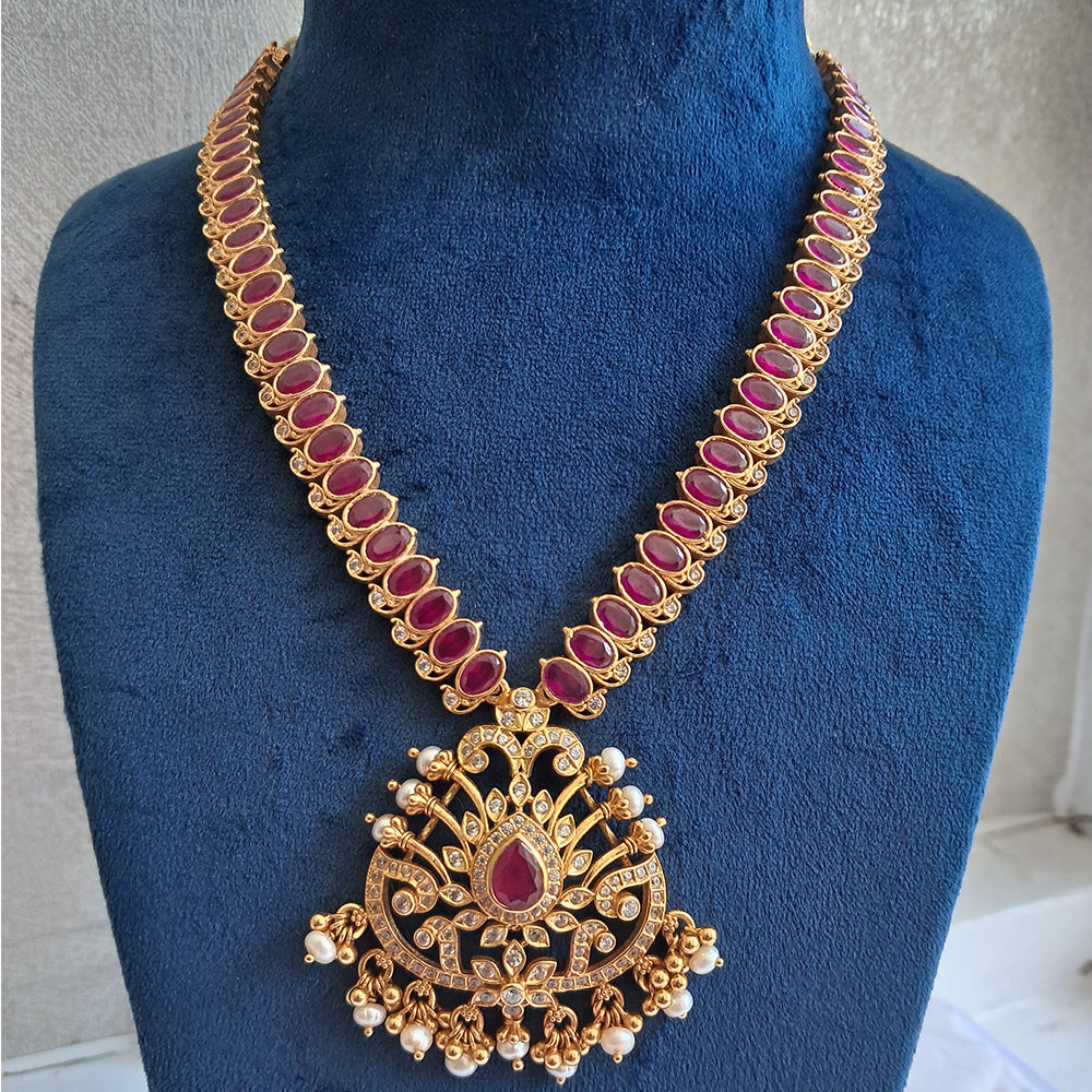 TRADITIONAL WEAR  SHORT NECKLACE-SNEK1044
