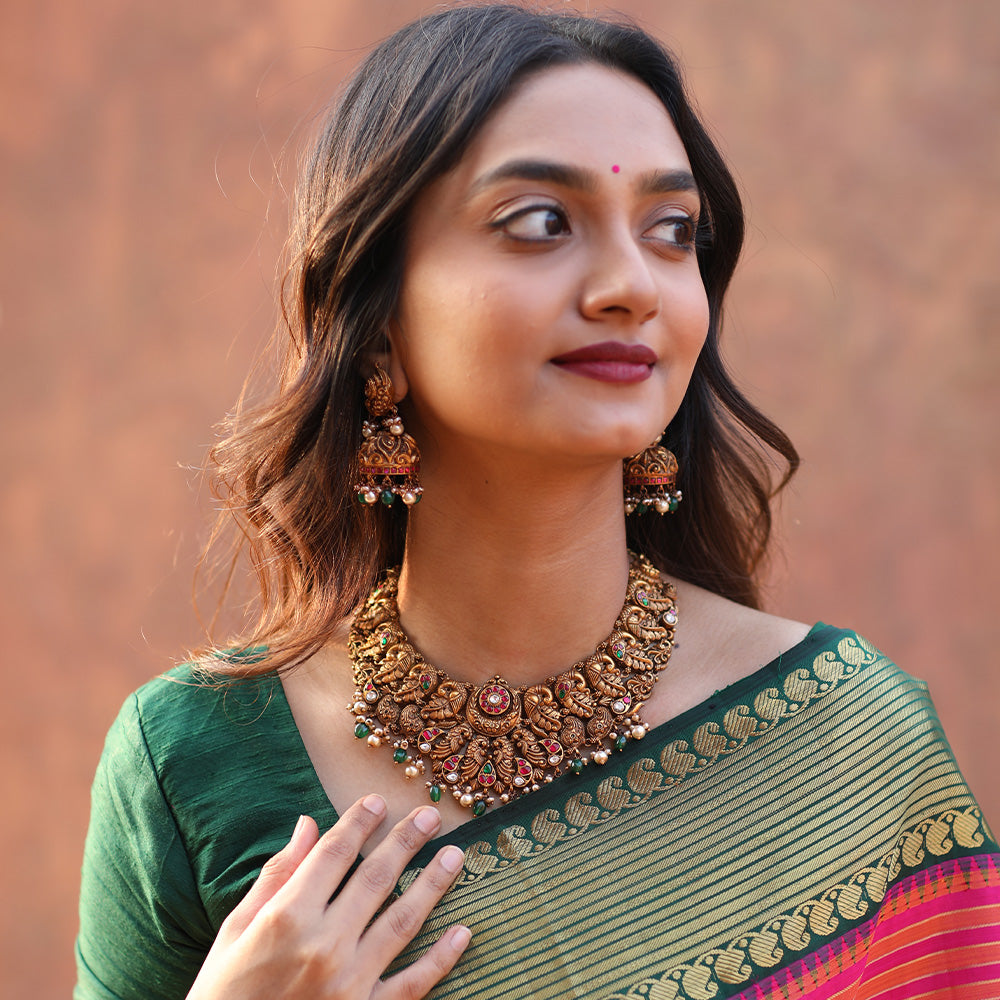 DEEP NAGAS ANTIQUE SHORT NECKLACE