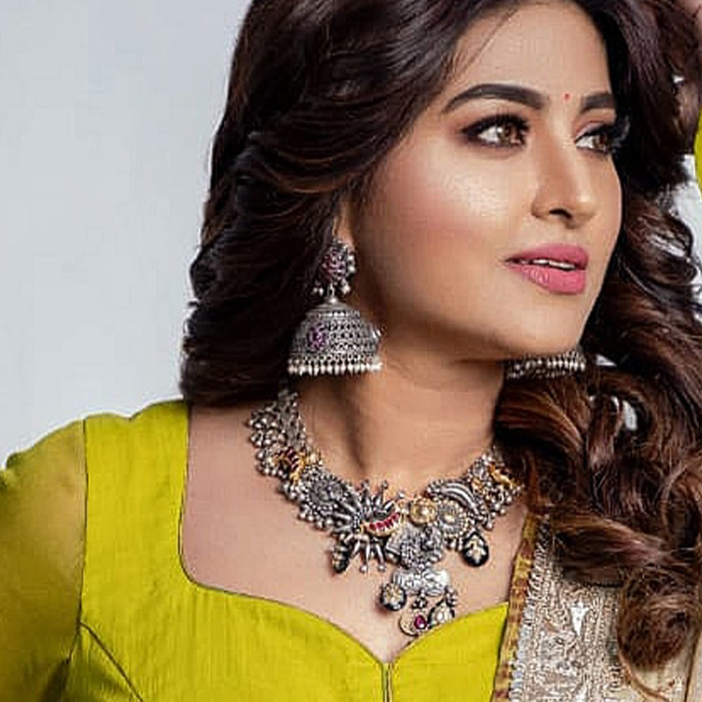 FUSION OXIDIZED NECKLACE-NEK1494