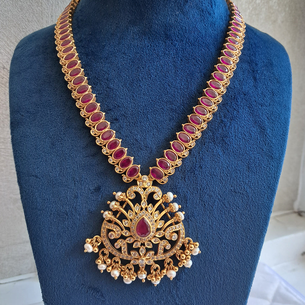 TRADITIONAL WEAR  SHORT NECKLACE-SNEK1044