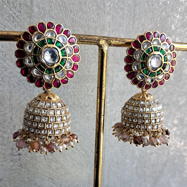 TRADITIONAL WEAR BRIDAL LOOK JHUMKI-JH1401