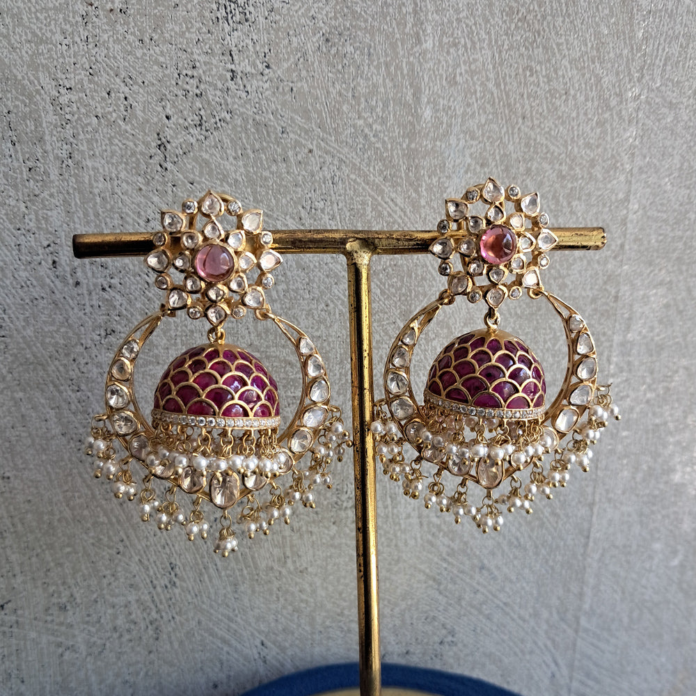 POLKI LOOK EARRINGS-CB1143