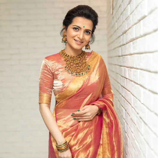 BRIDAL DEEP NAGAS SHORT NECKLACE WITH LAKSHMI AND PEACOCK MOTIFS