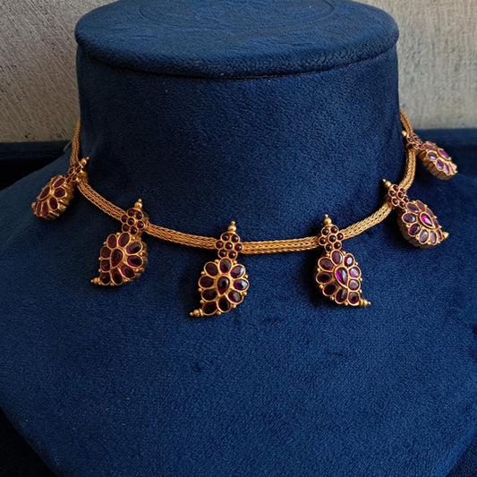 TRADITIONAL WEAR SHORT NECKLACE-SNEK1038