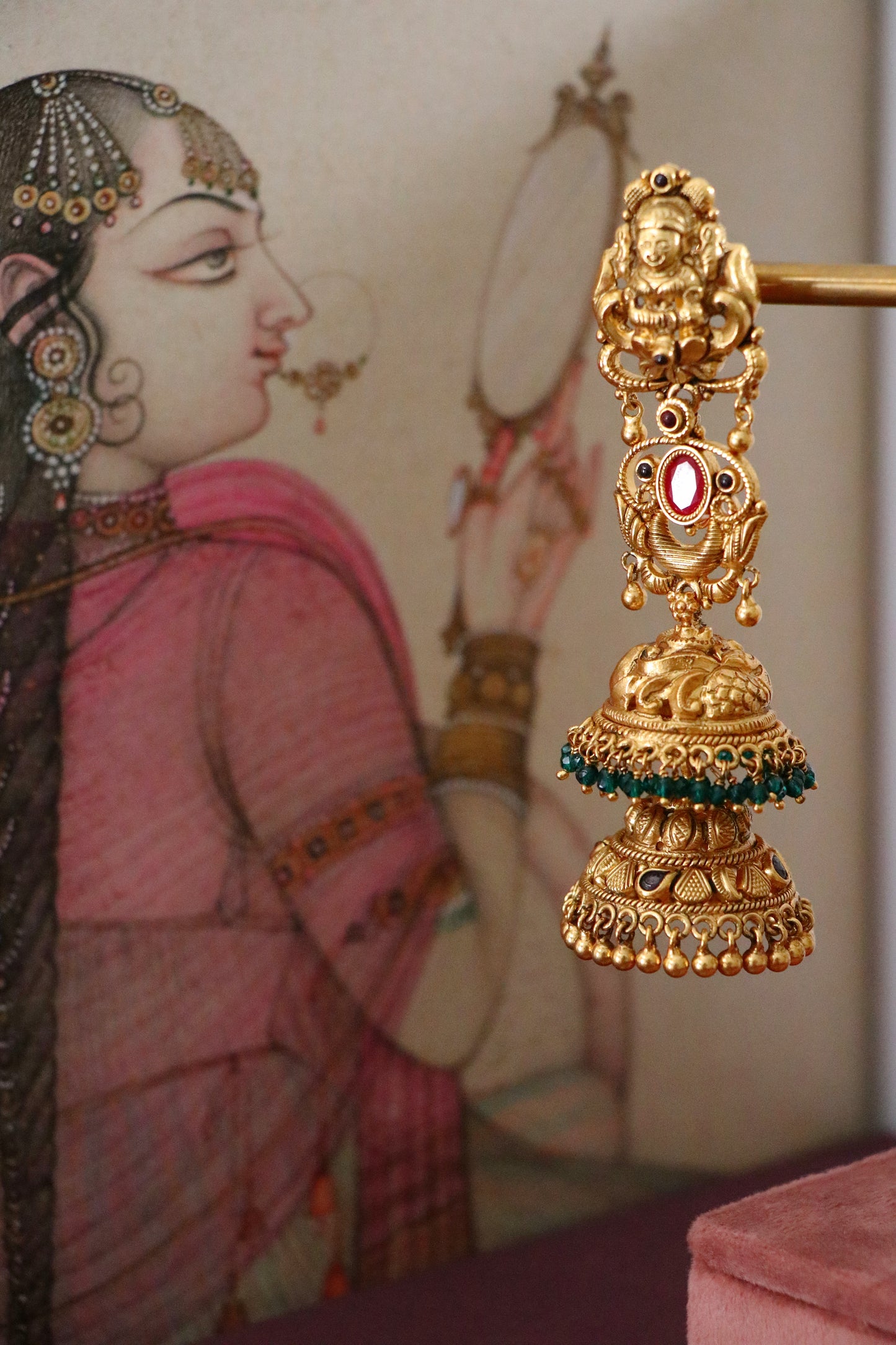 BINDIYA DOUBLE LAYER  LAKSHMI JHUMKI