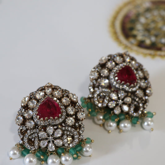 MOISSANITE STUD-ER2530