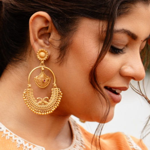 SUVEDA ANTIQUE EARRINGS-CB1151