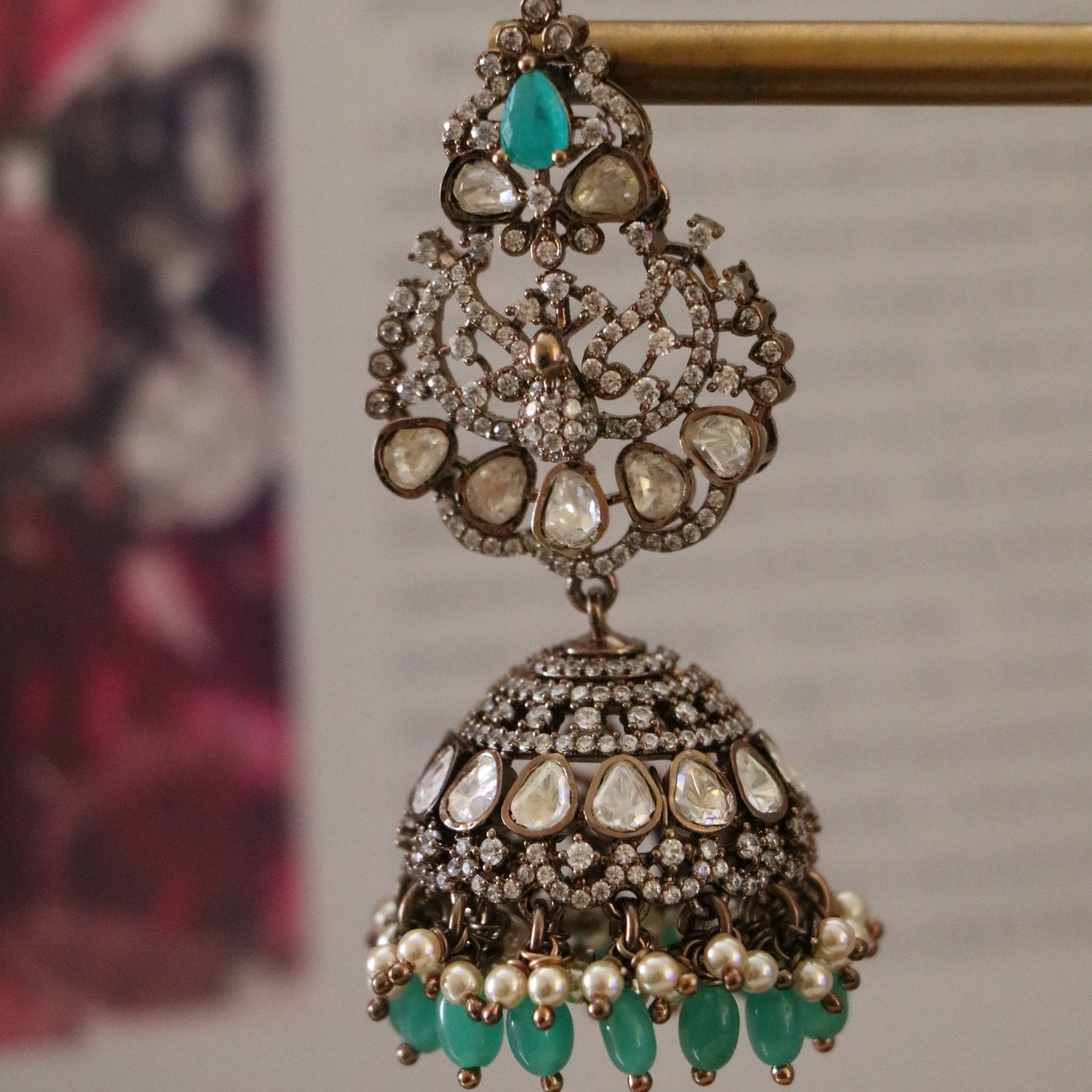 NISIRA VICTORIAN JHUMKI -JH1488