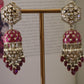 VIVARA VICTORIAN RUBY JHUMKI-ER2476