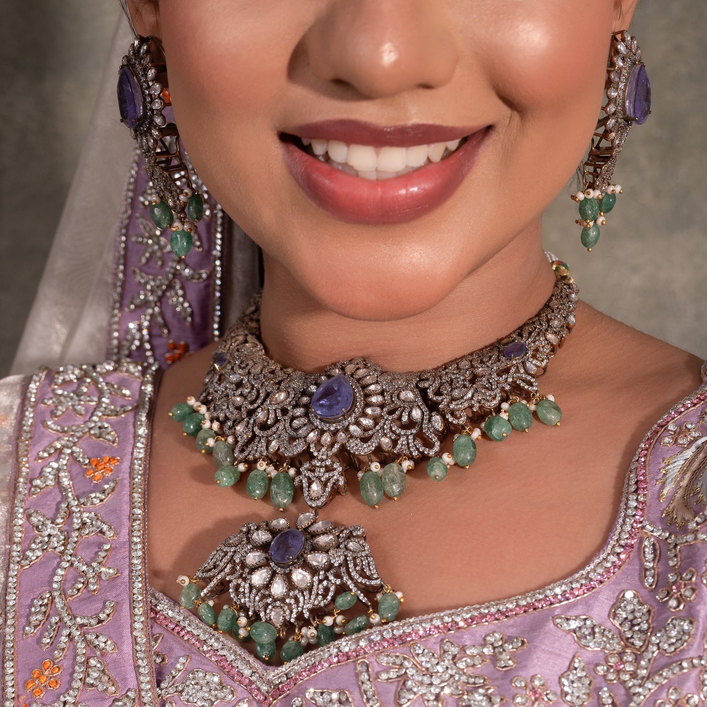 MANDIRA VICTORIAN SET-NEK2324,ER2441