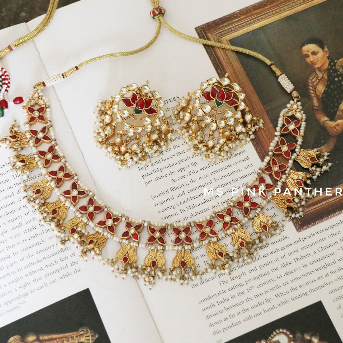 SAHIBA NECKLACE -NEK1474,ER1661