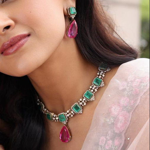 RITARA VICTORIAN PINK PARTY SET-NS1202