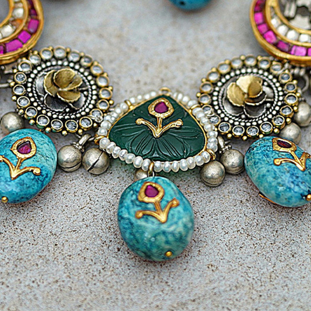 Aqua Blue Silk Beads light earrings – Catterfly kreations